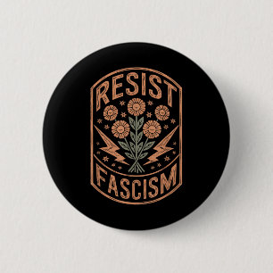 Resist Fascism Protest Trump Anti Trump  2 Inch Round Button