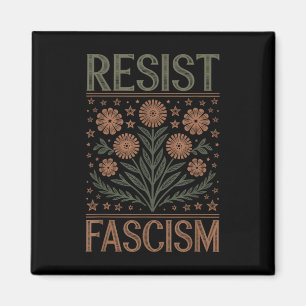 Resist Fascism Protest Trump Anti Trump _3  Magnet