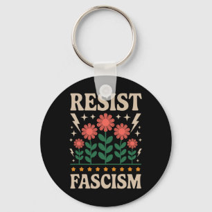 Resist Fascism Protest Trump Anti Trump 5 Keychain