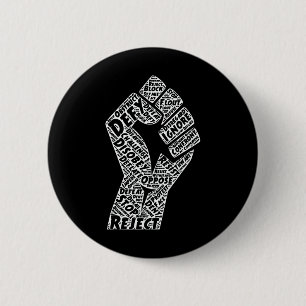 #resist Fist Anti Trump Impeach Trump 2 Inch Round Button