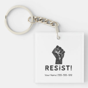 Resist Fist Keychain