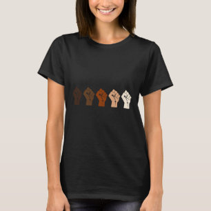 Resist Fist Multi Skin Tone T-Shirt