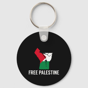 Resist Fist Palestinian Flag - Free Palestine Keychain