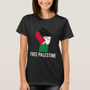 Resist Fist Palestinian Flag - Free Palestine  T-Shirt