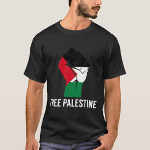 Resist Fist Palestinian Flag - Free Palestine T-Shirt