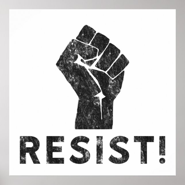Resist Fist Poster (Front)