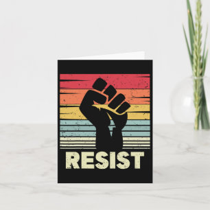 Resist Fist Pride Resist Fist Resistance  Card