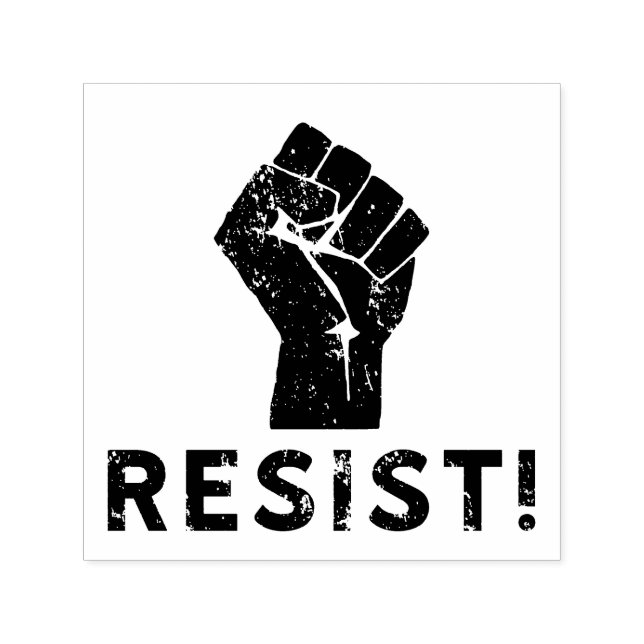 Resist Fist Self-inking Stamp (Design)