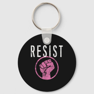 Resist Fist T Shirt - Be Part Of The Resistance - Keychain