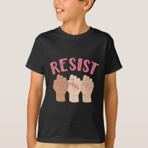 Resist Fist Women Power Tee Feminist Fist Shirt