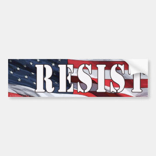 Resist - Flag 2 Bumper Sticker