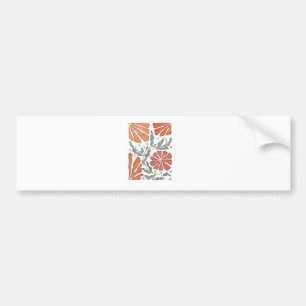 RESIST Floral Anti Trump Political Protest Bumper Sticker