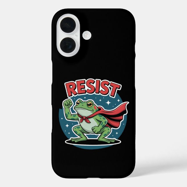 Resist Frog Portland Frog Protest for Men Women Case-Mate iPhone Case (Back)