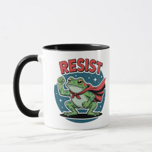 Resist Frog Portland Frog Protest for Men Women Mug