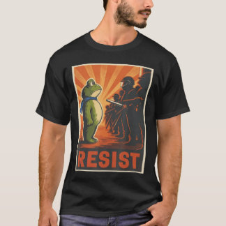 Resist Frog Portland Frog Protest for Men Women T-Shirt