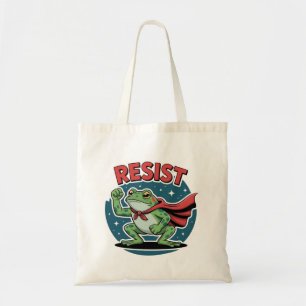 Resist Frog Portland Frog Protest for Men Women Tote Bag