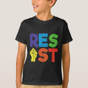 Resist Gay Lgbt Community Support Gift For Queer P T-Shirt