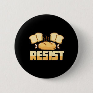 Resist Gluten Free 2 Inch Round Button