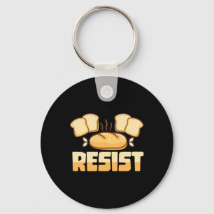 Resist Gluten Free  Keychain