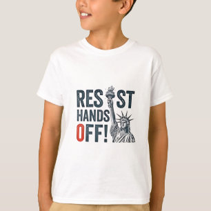 Resist Hands Off Libertiy Status Anti Trump  T-Shirt