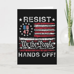 Resist Hands Off Social Security Medicare Medicaid Card
