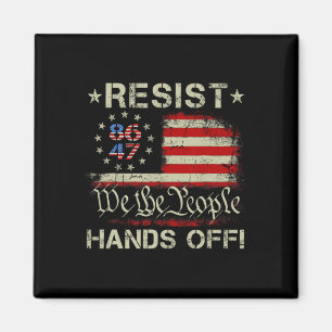 Resist Hands Off Social Security Medicare Medicaid Magnet
