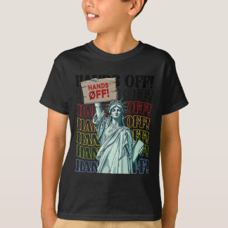 Resist Hands Off Vintage We The People American Fl T-Shirt
