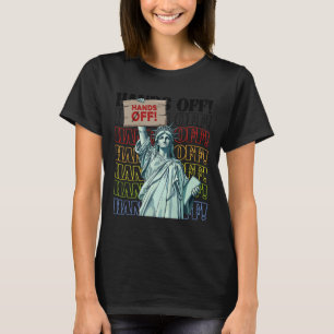 Resist Hands Off Vintage We The People American Fl T-Shirt