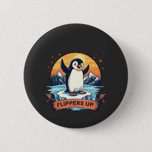 Resist I Stand With Penguins Anti Trump  2 Inch Round Button