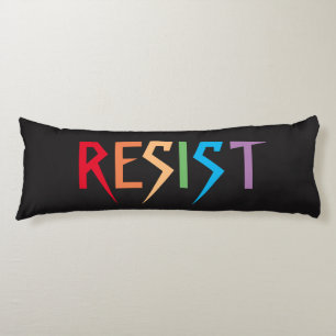 Resist in Rainbow Colours Body Pillow