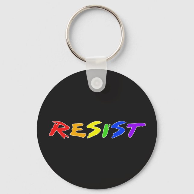 Resist! Keychain (Front)