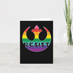 Resist Lgbt Oppression - Rebellion Resistance For Card
