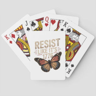 Resist Like It's 1776 Playing Cards