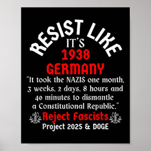 Resist Like Its 1938 Germany _2 Poster