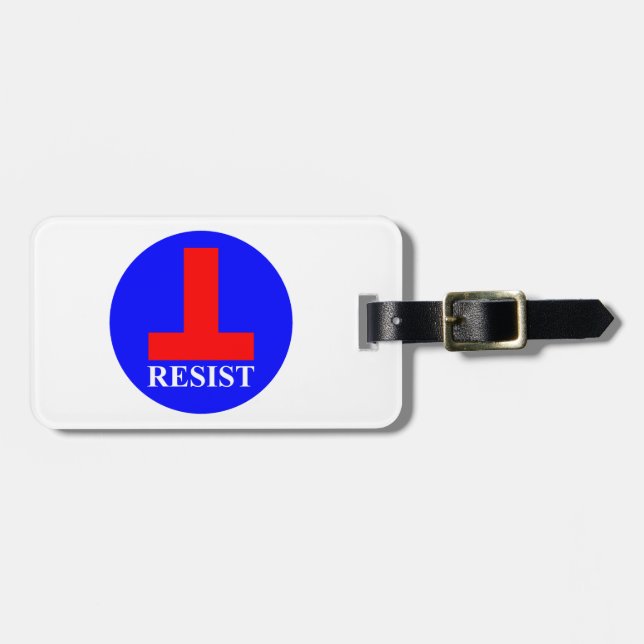 Resist Luggage Tag (Front Horizontal)