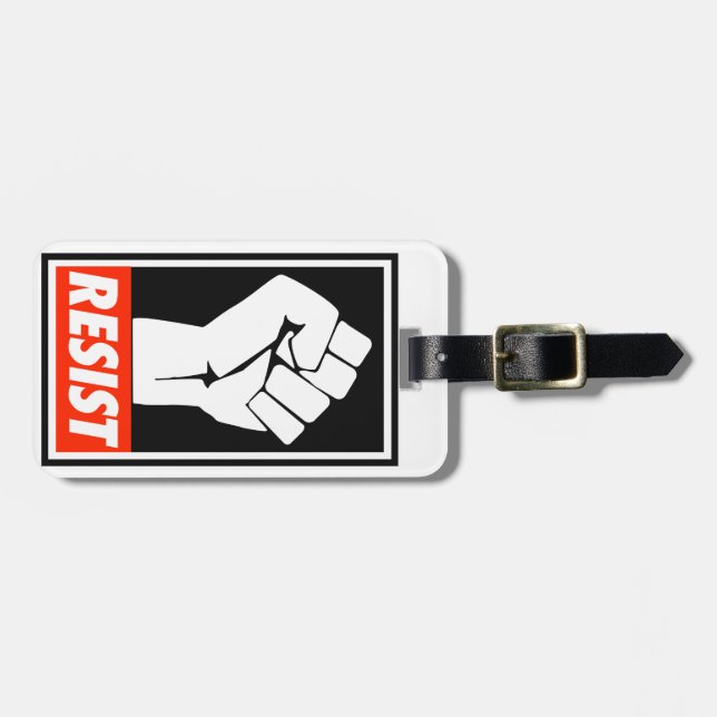 resist luggage tag (Front Horizontal)