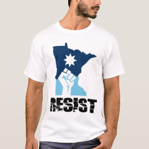 Resist Minnesota Raised Fist T-Shirt