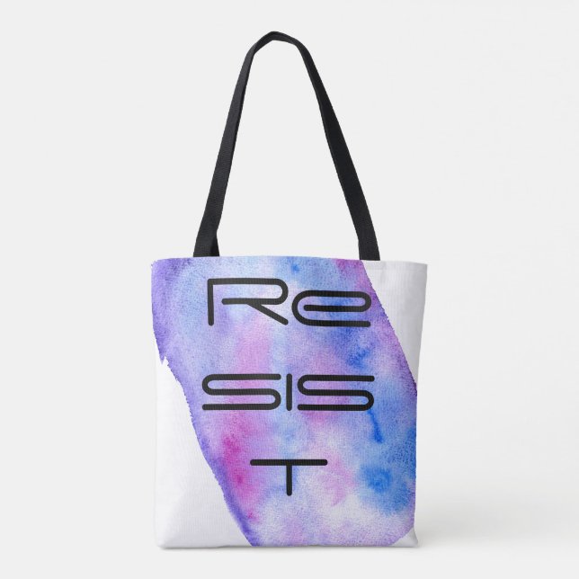 Resist, Nevertheless she Resisted rugged Tote Bag (Back)