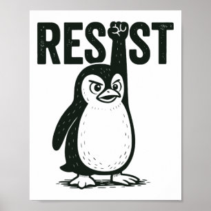 Resist Penguin 2  Poster