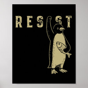 Resist Penguin 3 Poster