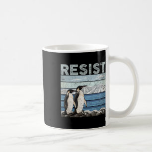 Resist Penguin Activism Coffee Mug