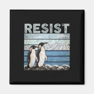 Resist Penguin Activism Magnet