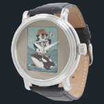 Resist Penguin Activism Vintage Protest Watch<br><div class="desc">Resist Penguin Activism Vintage Protest</div>