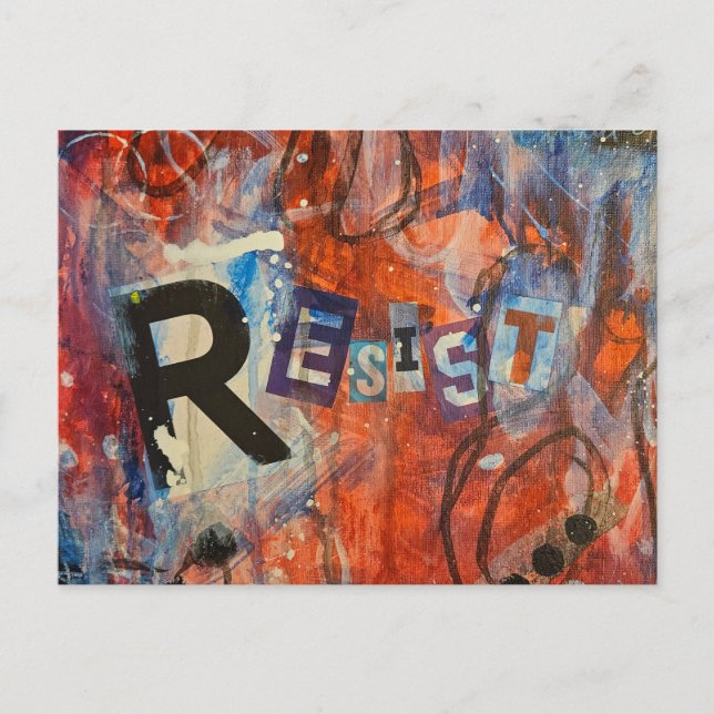 Resist Post Card (Front)