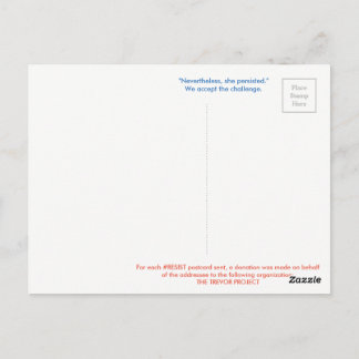 #RESIST Postcard--JULY TREVOR Postcard