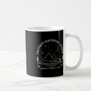 Resist Protect Our National Parks Graphic Anti Tru Coffee Mug