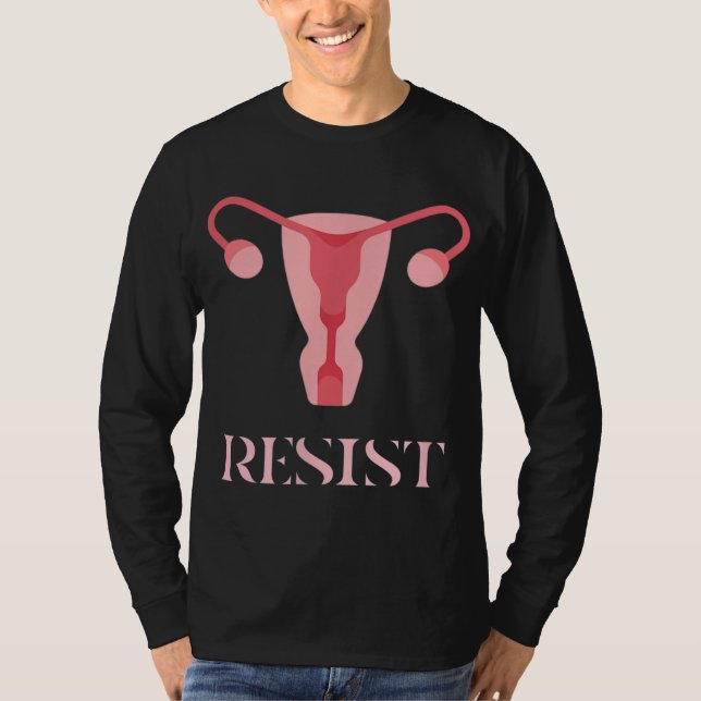 Resist Protect Woman's Choice Design T-Shirt (Front)