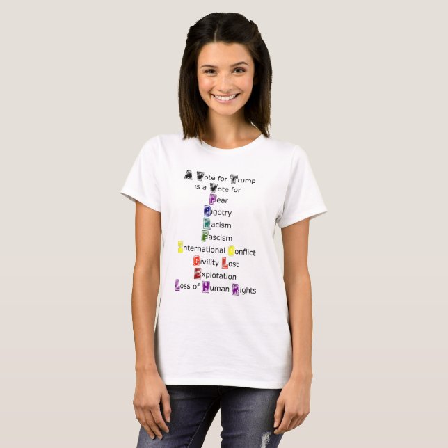 Resist Protest TrumpCare Love Trumps Hate Shirt (Front Full)