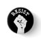 #Resist Protester Fist Anti-Trump Political Button