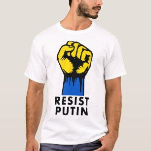 Resist Putin Protest Raised Fist  T-Shirt